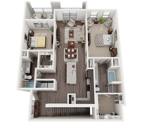 a1 floor plan  the settlement atrium  460 sq ft